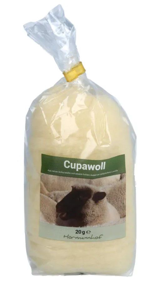 CUPAWOLL Fettwolle mit natürlichem Lanolin